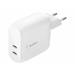 Belkin 40W Dual USB-C PD Wall Charger - White WCB006vfWH