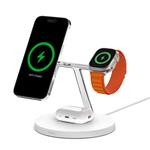 Belkin Boost Charge Pro 3-in-1 Wireless Charger with Magsafe 15W - White WIZ017vfWH