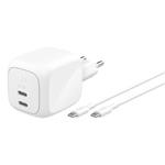 Belkin BOOST CHARGE™ PRO Duální 67W USB-C Power Delivery GaN PPS nástěnná nabíječka + 2m USB-C/USB-C kab WCH020kq2MWH-B6