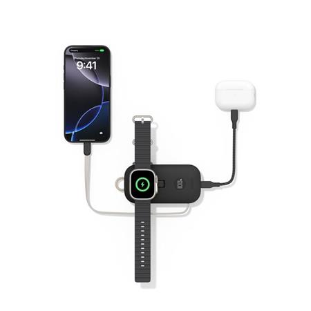 Belkin Boost Charge Pro Powerbank 10K with Apple Watch Charger - Black BPD012hqBK