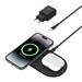 Belkin BOOST CHARGE™ PRO Qi2 2v1 Magnetická nabíjecí podložka pro iPhone/AirPods, černá WIZ021vfBK