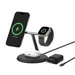 Belkin BOOST CHARGE™ PRO Qi2 3v1 Bezdrátové nabíjení pro iPhone/Apple Watch/AirPods, černá WIZ023vfBK