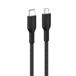 Belkin BOOST CHARGE PRO™ USB-C/microUSB, 1m, černý - odolný CAB026hq1MBK