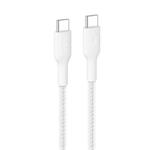 Belkin BOOST CHARGE PRO™ USB-C/USB-C kabel 240W, 2m, bílý - odolný CAB025hq2MWH