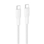 Belkin BOOST CHARGE PRO™ USB-C/USB-C kabel 240W, 3m, bílý - odolný CAB025hq3MWH