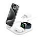Belkin BOOST CHARGE™ Qi2 15W 3v1 Magnetický nabíjecí stojan, skládací, bílá WIZ029vfWH