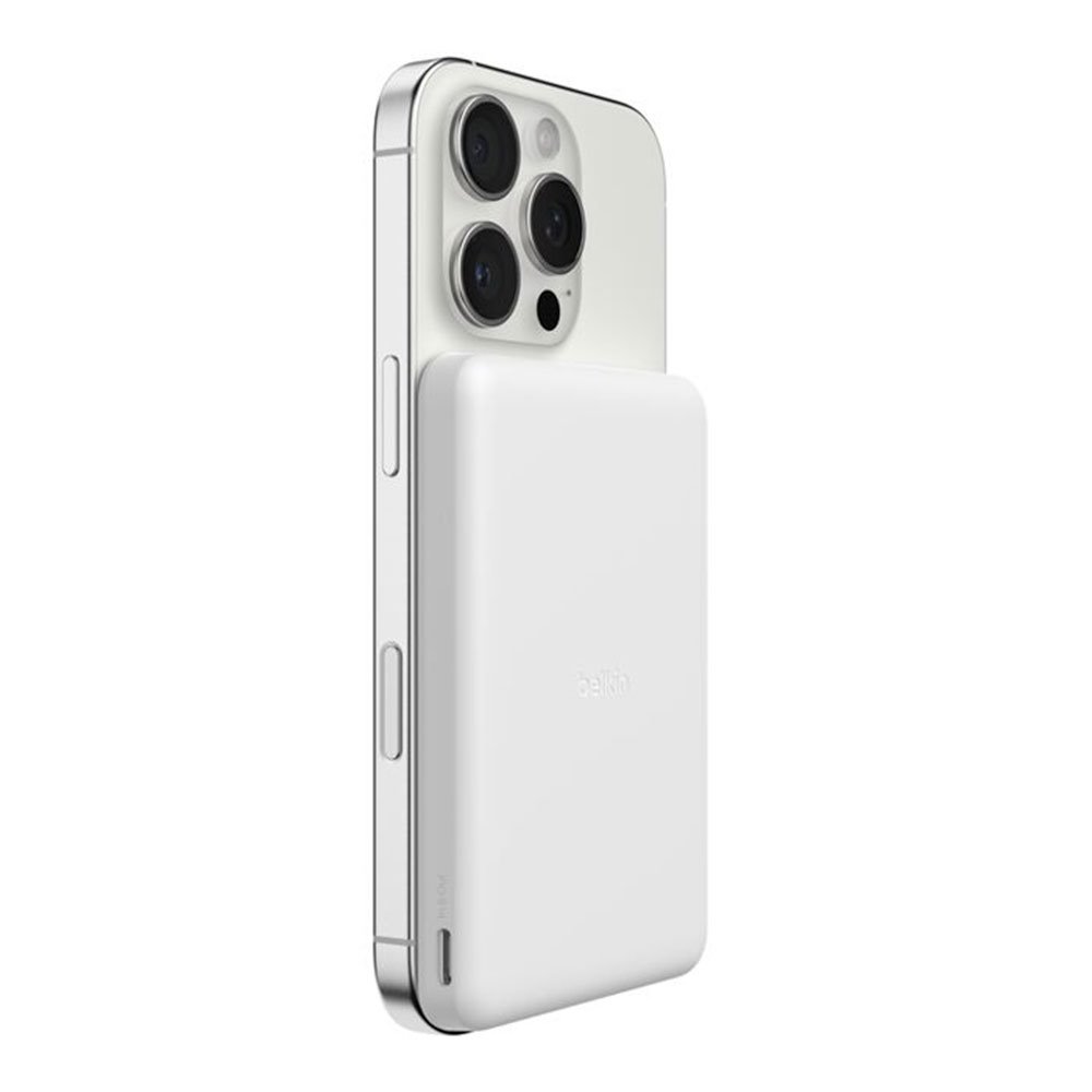 Belkin Boost Charge Slim Magnetic Powerbank 5K - White BPD010hqWH