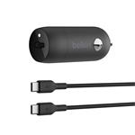 Belkin Car Charger 30W With PPS W/PVC,C-C,1M Blk CCA004bt1MBK-B6