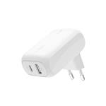 Belkin Charger 42W - 30W USB C + 12W USB-A Dual WCB009vfWH