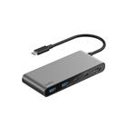 Belkin CONNECT 7v1 USB-C hub s dvojitým USB-C portem – stříbrný AVC023hqSGY