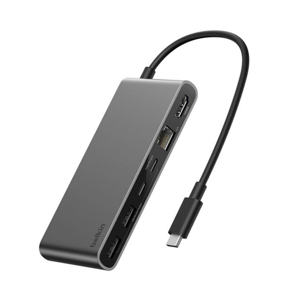 Belkin Connect 8-Port USB-C Hub with 2.5Gb Ethernet - Space Gray INC024hqSGY