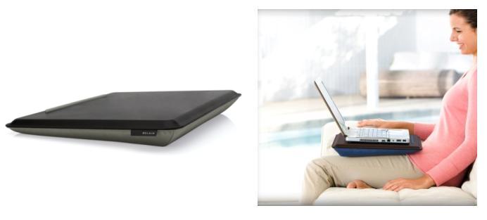 Belkin CushDesk - podložka pod notebook, čierna/šedá F8N143eaKSG