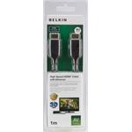 Belkin kabel HDMI HighSpeed 3D s Ethernetem,4K, zlacený - 1m F3Y021bt1M