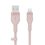 Belkin kabel USB-A na LTG_silikon, 1M, ružový CAA008bt1MPK