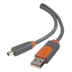 Belkin kábel USB Mini-B 4-pin, Retail (Šedý) 1.8m CU1300aej06