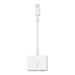 Belkin Lightning adaptér/rozdvojka 1x Lightning M/ 1x Lightning F + 1x 3,5mm jack F8J212btWHT