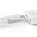 Belkin Lightning adaptér/rozdvojka 1x Lightning M/ 1x Lightning F + 1x 3,5mm jack F8J212btWHT