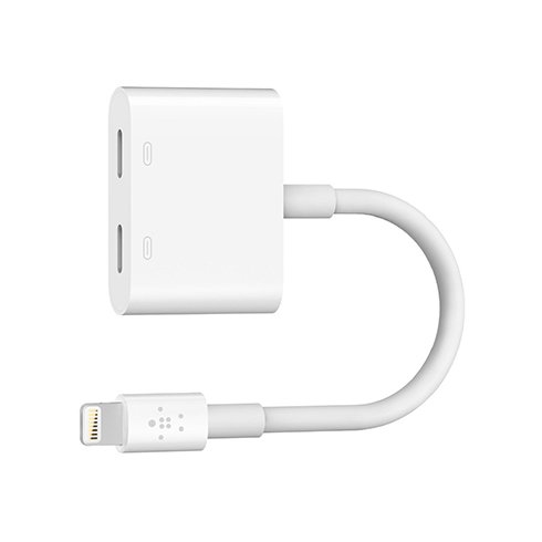 Belkin Lightning adaptér/rozdvojka 1x Lightning M/ 2x Lightning F F8J198btWHT