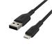 Belkin Lightning kabel, 15cm, černý CAA001bt0MBK
