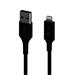 Belkin Lightning Smart LED kabel, 1,2m, černý - odolný CAA007bt04BK