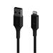 Belkin Lightning Smart LED kabel, 1,2m, stříbrný - odolný CAA007bt04GR