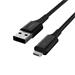 Belkin Lightning Smart LED kabel, 1,2m, stříbrný - odolný CAA007bt04GR