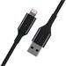 Belkin Lightning Smart LED kabel, 1,2m, stříbrný - odolný CAA007bt04GR