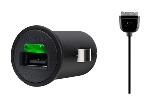 BELKIN Micro CLA USB autonabíječka, kabel, 5V,2.1A F8Z689cw