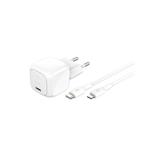 Belkin napájecí adaptér 30W USB-C + kabel USB-C-> Lightning WCA008kq1MWH-B5