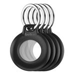 Belkin puzdro Waterproof Secure Holder with Key Ring pre AirTag 4-pack - Black MSC015btBK