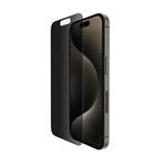 Belkin SCREENFORCE™ TemperedGlass Privacy Anti-Microbial ochranné privátní sklo pro iPhone 15 Pro OVA149zz