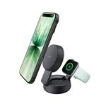 Belkin UltraCharge™ PRO Qi2 25W 2v1 Magnetická nabíječka pro iPhone/Apple Watch, tmavě šedá WIZ043kqCH