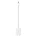 Belkin USB-C adaptér/rozdvojka 1x USB-C M/ 1x USB-C F napájení 60W + 1x 3,5mm jack, bílá NPA004btWH