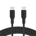 Belkin USB-C na USB-C kabel 100W, 2m, černý - odolný CAB014bt2MBK