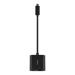Belkin USB-C to Ethernet + 100W Charge Adapter - Black INC019btBK