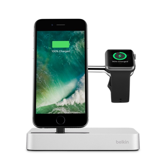 BELKIN VALET Charge dock for iPhone & Apple watch - Silver F8J183vfSLV