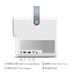 BenQ GP100/ Full HD LED Mini projektor/ DLP/ LED/ Android 11 / 1000ANSI/ 100000:1/ BT/ Wi-Fi/ HDMI/ USB A/C 9H.JRK77.99E