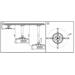 BenQ stropný držiak na projektor univerzálny - Universal Ceiling mount G3- 5J.JAM10.001