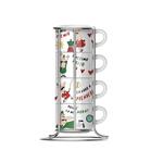 Bialetti SET 4 cap.TRICOLORE 8002617028691