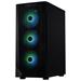 BitFenix skříň C60 Negro / ATX / 4x 120mm ARGB fan + controller / 2xUSB 2.0 / USB 3.0 / tvrzené sklo / BFC-C60-KKGSK-4A