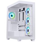 BitFenix skříň CETO / ATX / 4x 120mm ARGB fan / 2x USB 3.0 / USB-C / tvrzené sklo / bílá BFC-CET-500-WWGSK-4A