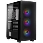 BitFenix skříň Flow FRGB/ ATX / 4x 120mm FRGB fan / 2x USB 3.0 / tvrzené sklo / černá BFC-FLO-300-KKGSK-4F