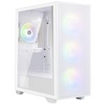 BitFenix skříň Flow FRGB/ ATX / 4x120mm FRGB fan / 2xUSB 3.0 / tvrzené sklo / bílá BFC-FLO-300-WWGSW-4F