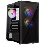 BitFenix skříň Helios / ATX / 4x120mm FRGB fan / 2xUSB 3.0 / USB 2.0 / tvrzené sklo / černá BFC-HEL-300-KKGXP-4F