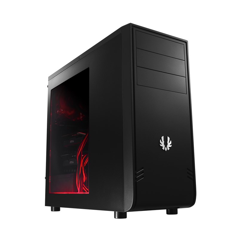 BITFENIX skříň Mid Tower COMRADE Window/ bez zdroje/ USB 3.0/ černá BFC-COM-100-KKWS1-RP
