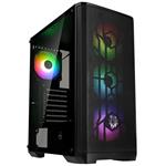 BitFenix skříň Nova Mesh SE TG ARGB / ATX / 4x120mm ARGB / USB 3.0 / tvrzené sklo / černá BFC-NSE-300-KKGSK-4A