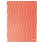 Blok Esselte Colour'Breeze A4 linka, korálový 628483