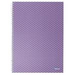 Blok Esselte Colour'Breeze A4 linka, levandulový 628484