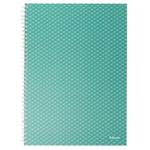 Blok Esselte Colour'Breeze A4 linka, zelený 628482
