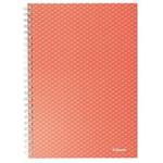 Blok Esselte Colour'Breeze A5 linka, korálový 628473